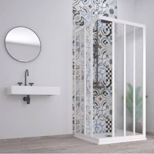 BOX ACRIL A2FS 80x120 CM H=190,2 CM GUAZZA BIANCO PASTELLO 001